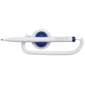 Schneider Kugelschreiber Klick-Fix-Pen weiß Schreibfarbe blau, 1 St. von Schneider