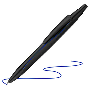 Schneider Kugelschreiber Reco schwarz Schreibfarbe blau, 1 St. von Schneider