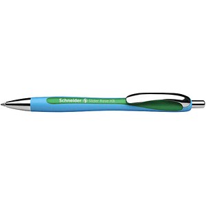 Schneider Kugelschreiber Slider Rave XB blau Schreibfarbe grün, 1 St. von Schneider
