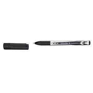 Schneider Topball 811 Tintenroller schwarz/silber 0,5 mm, Schreibfarbe: schwarz, 1 St. von Schneider