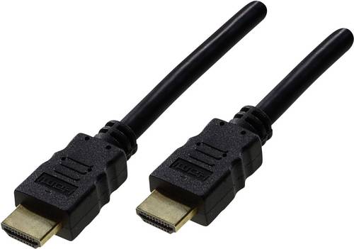 Schwaiger HDMI Anschlusskabel HDMI-A Stecker, HDMI-A Stecker 0.70m Schwarz HDM0070043 vergoldete Ste von Schwaiger