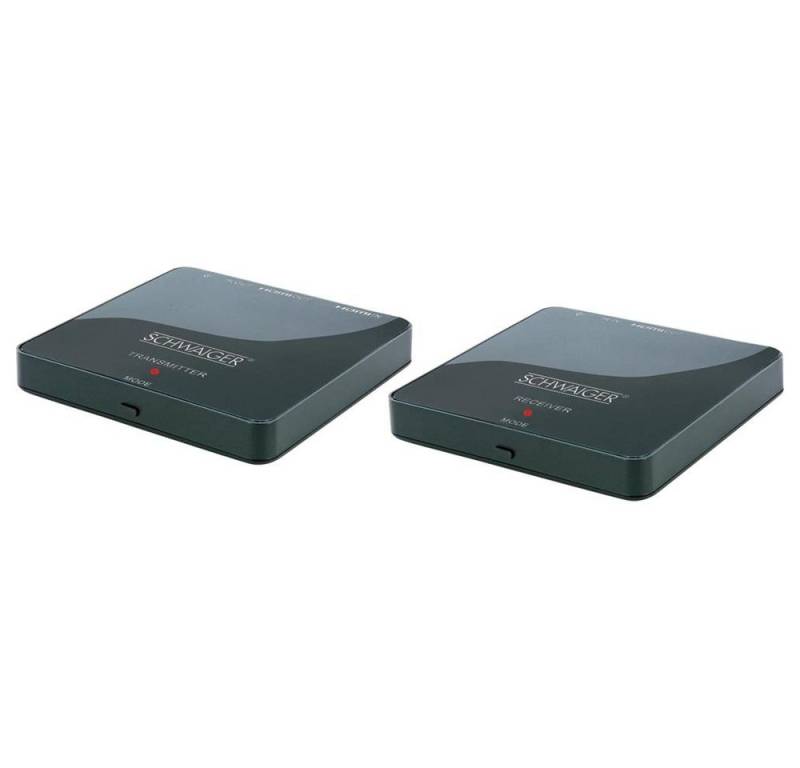 Schwaiger HDMI Funk Set HDFS100511 Video-Adapter, Wireless, Full HD, Sender und Empfänger, für Fernseher oder Beamer von Schwaiger