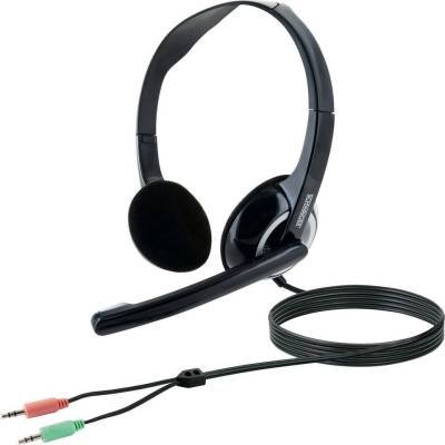 Schwaiger HS1000 013 Headset (Ausziehbarer Kopfhörerbügel) von Schwaiger