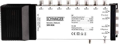 Schwaiger SEW4058 SAT Multischalter Eingänge (Multischalter): 5 (4 SAT/1 terrestrisch) Teilnehmer-A von Schwaiger