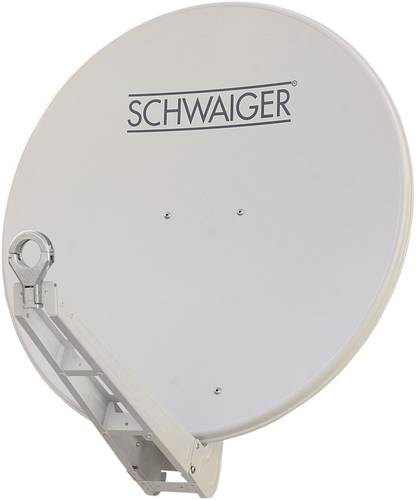 Schwaiger SPI075 SAT Antenne 75cm Reflektormaterial: Aluminium Hellgrau von Schwaiger