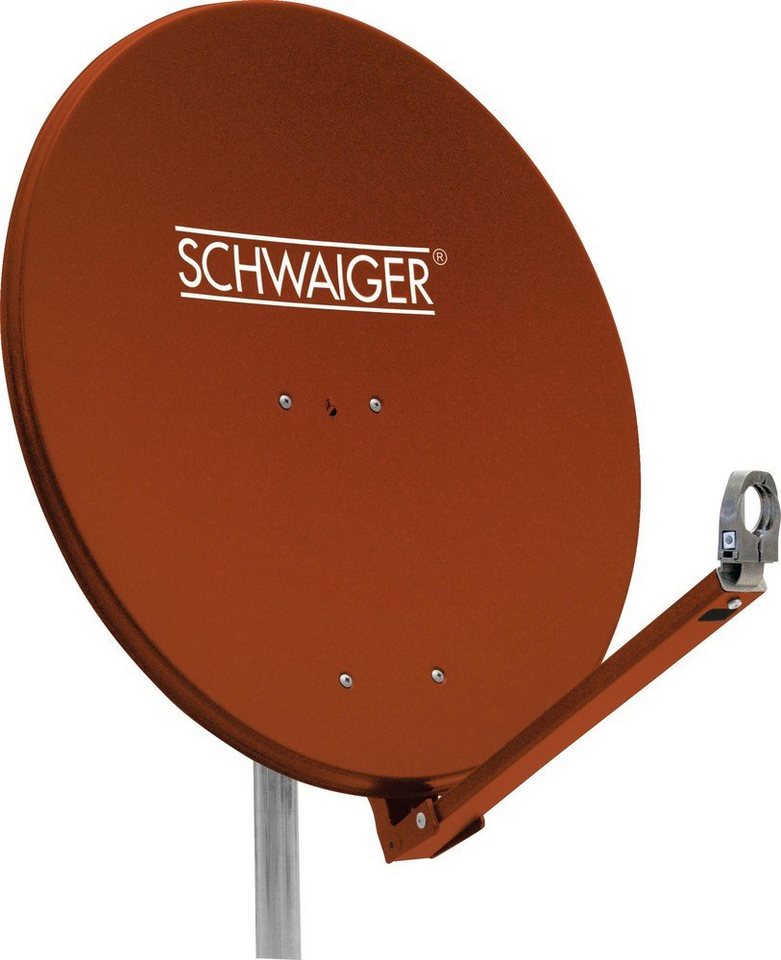 Schwaiger SPI710.2 Aluminium - Ziegelrot SAT-Antenne von Schwaiger