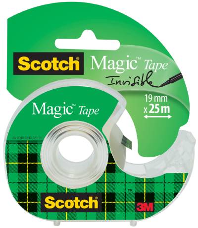 Scotch Klebefilm Magic, unsichtbar, im Handabroller von Scotch