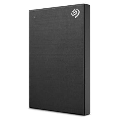 Seagate One Touch 1TB tragbare externe Festplatte, Hardwareverschlüsselung mit Kennwortzugriff, PC, Notebook & Mac, USB 3.0, Schwarz, inkl. 2 Jahre Rescue Service, Modellnr.: STKY1000400 von Seagate