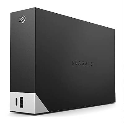 Seagate One Touch HUB 14TB externe Festplatte, 2-fach USB Hu, 3.5 Zoll, USB 3.0, PC, Notebook & Mac, inkl. 2 Jahre Rescue Service, Modellnr.: STLC14000400 von Seagate