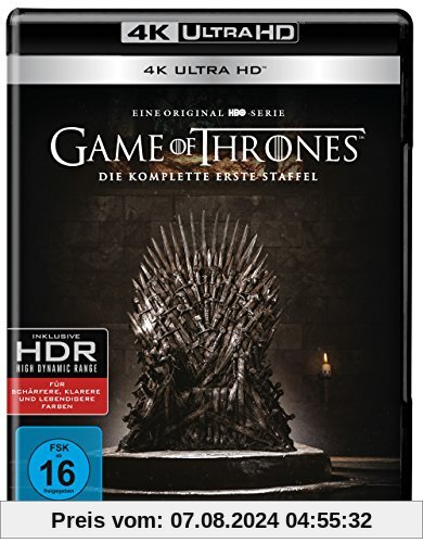 Game of Thrones - Staffel 1 (4 Blu-rays 4K Ultra HD) von Sean Bean