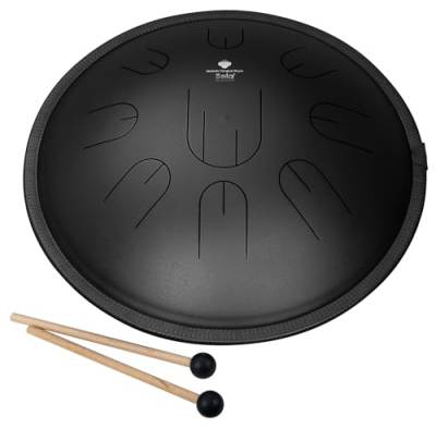 Melody Tongue Drum 14" D Kurd Black incl. carrying bag von Sela