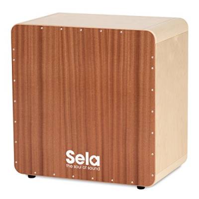 Sela SE 099 Bass Cajon, 15 mm Birkenkorpus, 2 Spielflächen, Sela Snare System, Made in Germany, Natur von Sela