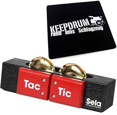 Sela SE055 Tac Tic Cajon Add On Multi Percussion + keepdrum Sitzpad von Sela