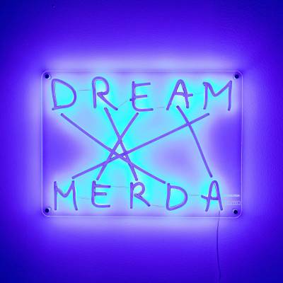 SELETTI Dream-Merda LED-Deko-Wandleuchte, blau von Seletti