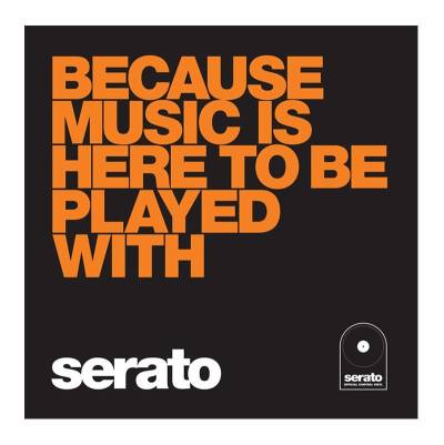 Serato Manifesto, 10" Control Vinyls schwarz, Because Music von Serato