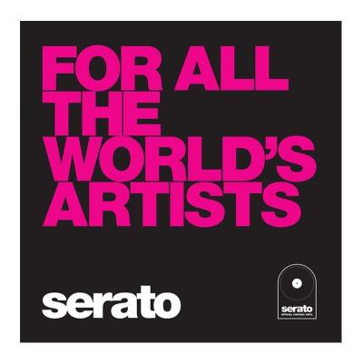 Serato Manifesto, 10" Control Vinyls schwarz, For All The Worlds von Serato
