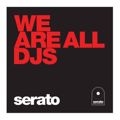 Serato Manifesto, 10" Control Vinyls schwarz, We are all DJs von Serato