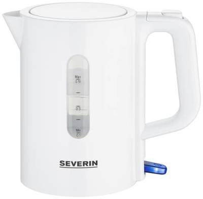 Severin WK 3462 Wasserkocher schnurlos, Überhitzungsschutz, BPA-frei Weiß von Severin