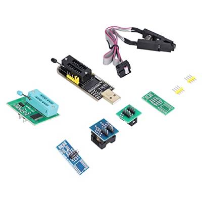 Shanrya Für SOP8 Adapter Board Set, Programmer Mainboard Zubehör Mainboard Zubehör Flash Chip Test Clip Set für Backup zum Löschen von Shanrya