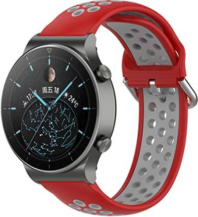 Shieranlee Strap Compatible with Huawei Watch GT2 PRO Armband,Soft Silicone Band Replacement Armband für YAMAY SW022,Imilab kw66, haylou RT LS05S, one Plus von Shieranlee