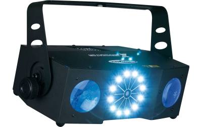 Showtec X-Terminator - 6 x 3W RGBWA LED + 12 Strobes + RG Laser von Showtec