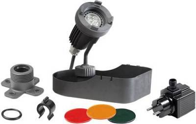 Sicce LLH001E Teichbeleuchtung Set EEK: G (A - G) LED 3.7W Schwarz von Sicce