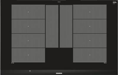 Siemens EX875LYC1E iQ700 Induktionskochfeld (autark), 80 cm breit, varioInduktion Plus freie Platzwahl, power Move Plus voreingestellte Leistungsstufen, powerBoost schnelleres Kochen von Siemens