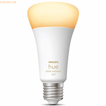 Signify Philips Hue White Ambiance E27 Einzelpack 1100lm 100W von Signify