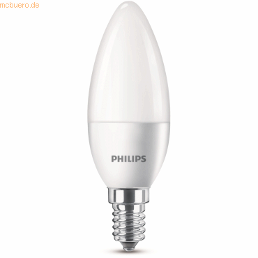 Signify Philips LED classic Lampe 40W E14 Kerze 470lm matt 4er P von Signify