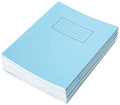 Silvine EX106 Übungsheft 7 mm Karos 80 Seiten 229 x 178 mm 10 Stück blau von Silvine
