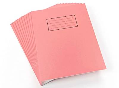 Silvine EX112 Übungsheft blanko 75 g/m² 80 Seiten 229 x 178 mm 10 Stück rosa von Silvine