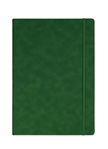 Silvine Notizbuch/Tagebuch, A4, gebunden, 160 linierte Seiten, 90 g/m², elfenbeinfarbenes Papier, British Racing Green (198BRG) von Silvine