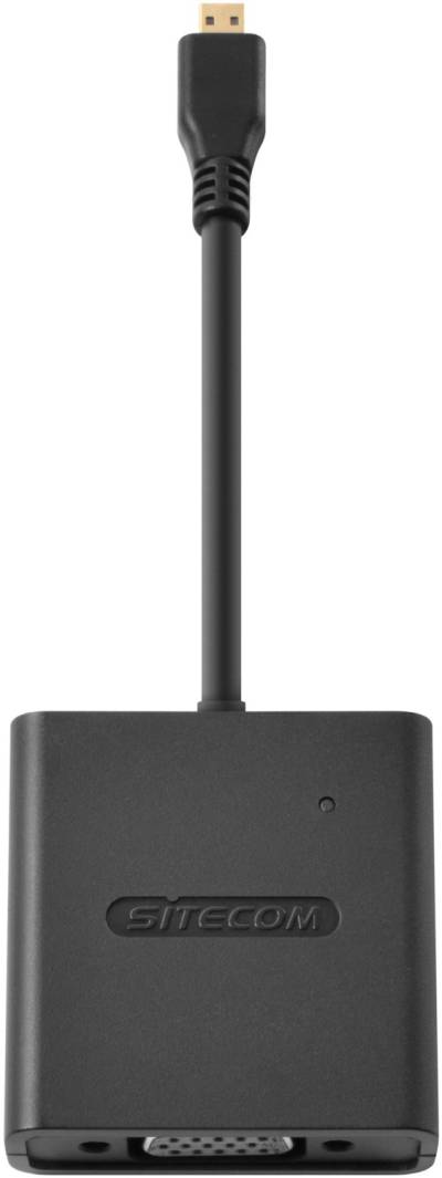 Micro-HDMI > VGA + Audio Adapter schwarz von Sitecom