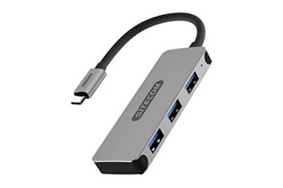 Sitecom CN-387 USB-C Hub 3 Port | USB-C auf 3X USB 3.1 Type-A - für MacBook Pro/Air, Chromebook und weitere USB Typ C Geräte von Sitecom