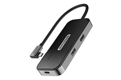Sitecom USB-C Adapter Hub | USB-C auf 1x HDMI + 1x Gigabit LAN Ethernet RJ45 + 2X USB 3.1 + 1x UBS-C 3.1 - für MacBook Pro/Air, Chromebook und weitere Typ C Geräte von Sitecom