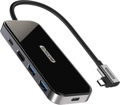 USB-C > HDMI Adapter & Hub mit USB-C Power schwarz/silber von Sitecom
