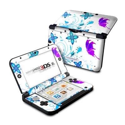 Nintendo 3DS XL Skin Schutzfolie Design modding Sticker Aufkleber - Butterfly Schmetterling - Flutter von Skins4u