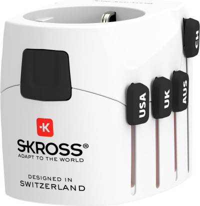 SKROSS Reisestecker Pro (7A), Weiß (00215275) von Skross