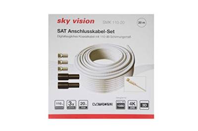 SVS Sat-Anschlusskabelset 20m von Sky Vision