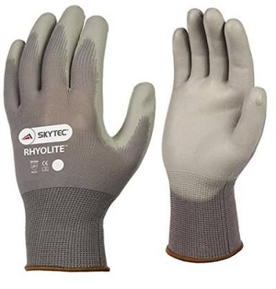 Skytec SKY30-S Rhyolite-PU Handschuhe, Größe: Größe S, Grau von Skytec
