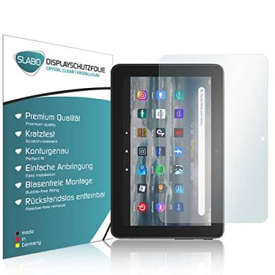 Slabo 2 x Displayschutzfolie kompatibel mit Amazon Fire 7-Tablet (2022, 12. Gen.) Displayschutz Schutzfolie Folie Crystal Clear KLAR von Slabo