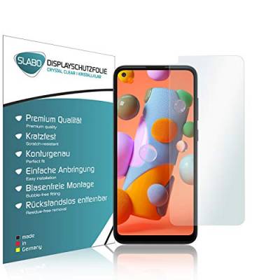 Slabo 4 x Displayschutzfolie für Samsung Galaxy A11 | Galaxy M11 Displayfolie Schutzfolie Folie Zubehör Crystal Clear KLAR von Slabo