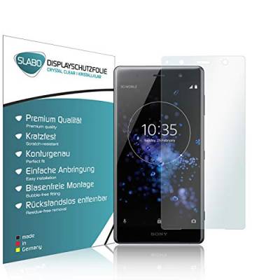 Slabo 4 x Displayschutzfolie für Sony Xperia XZ2 Premium Displayfolie Schutzfolie Folie Zubehör Crystal Clear KLAR von Slabo