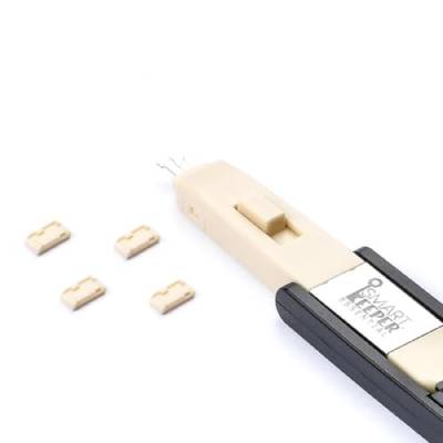 SmartKeeper ESSENTIAL / 4 x Micro USB B-Port Blockers + Key / Beige von SmartKeeper
