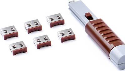 Smartkeeper USB Port Schloss UL03PKBN Braun UL03PKBN von Smartkeeper