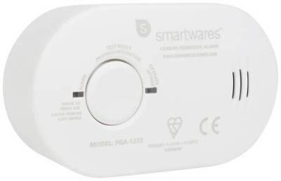 Smartwares FGA-13721 Kohlenmonoxid-Melder batteriebetrieben detektiert Kohlenmonoxid von Smartwares