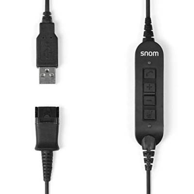 Snom ACUSB USB-Adapterkabel verbindet A100M / D-Headsets mit allen Snom-Festnetztelefonen mit USB-Anschlüssen,00004343 von Snom