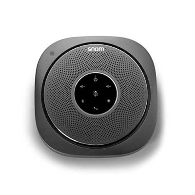 Snom C300 Bluetooth 5.0 Conference Speakerphone with 6 Mics, Smart NFC Connect, 5200mAh Battery with Reverse Charging, 24 hrs Call Time, USB C, Android App, Home Office von Snom