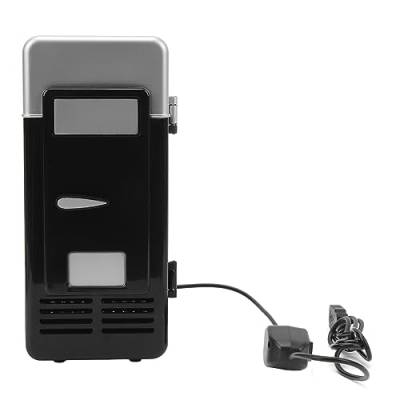 Socobeta Mini-Kühlschrank, Wiederaufladbar, über USB, Geräumig, Kühlt und Heizt, Tragbarer Kühlschrank mit Niedrigem Dezibelgehalt für Schlafsäle, Büros von Socobeta