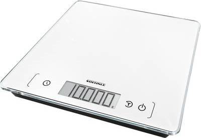 Soehnle Page Comfort 400 Elektronische Küchenwaage Weiß Tisch Quadratisch (61505) von Soehnle